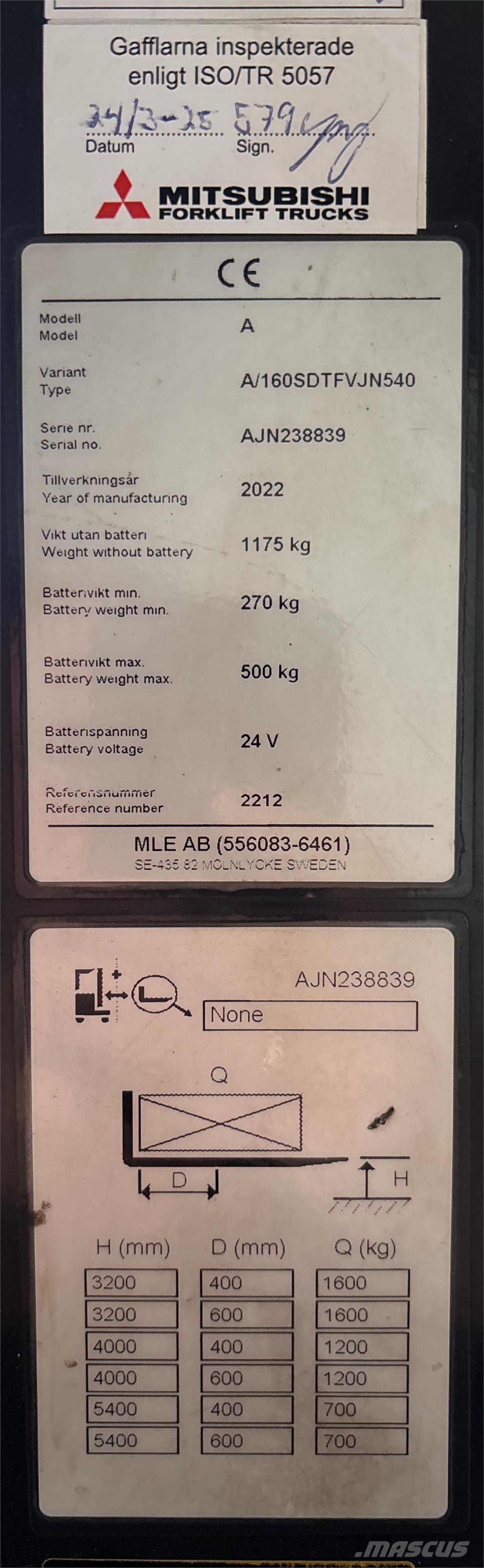 Atlet A160 Apiladores eléctricos autopropulsados