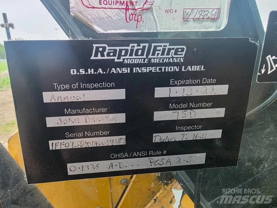 DEERE 75D Excavadoras de cadenas