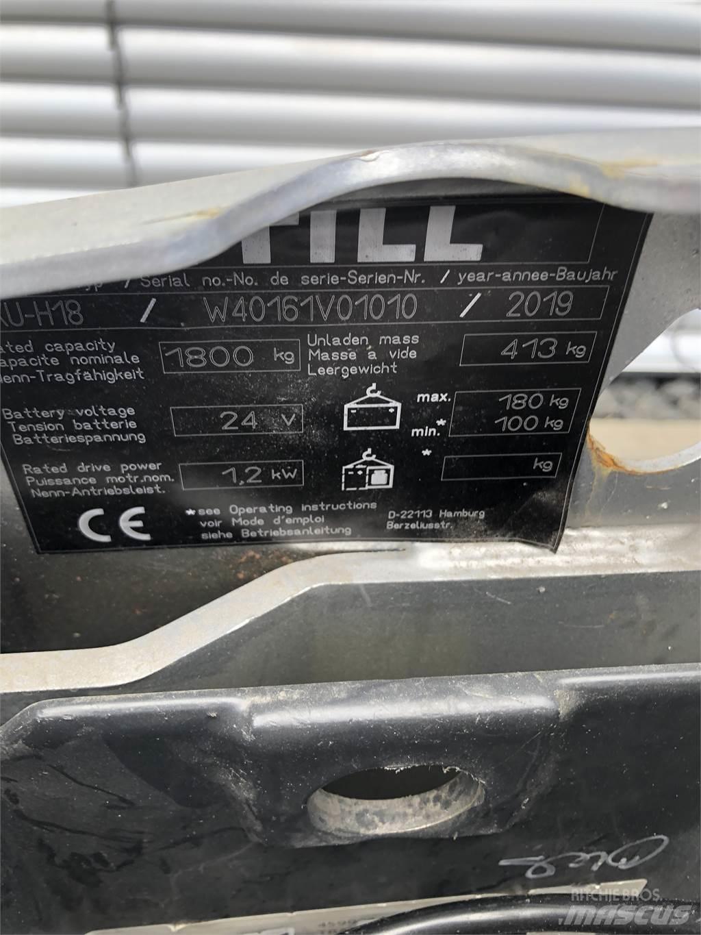 Still EXU-H18 Transpaletas Electricas