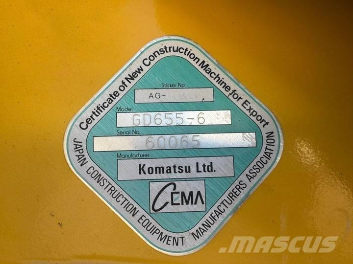 Komatsu GD 655-6 Motoniveladoras