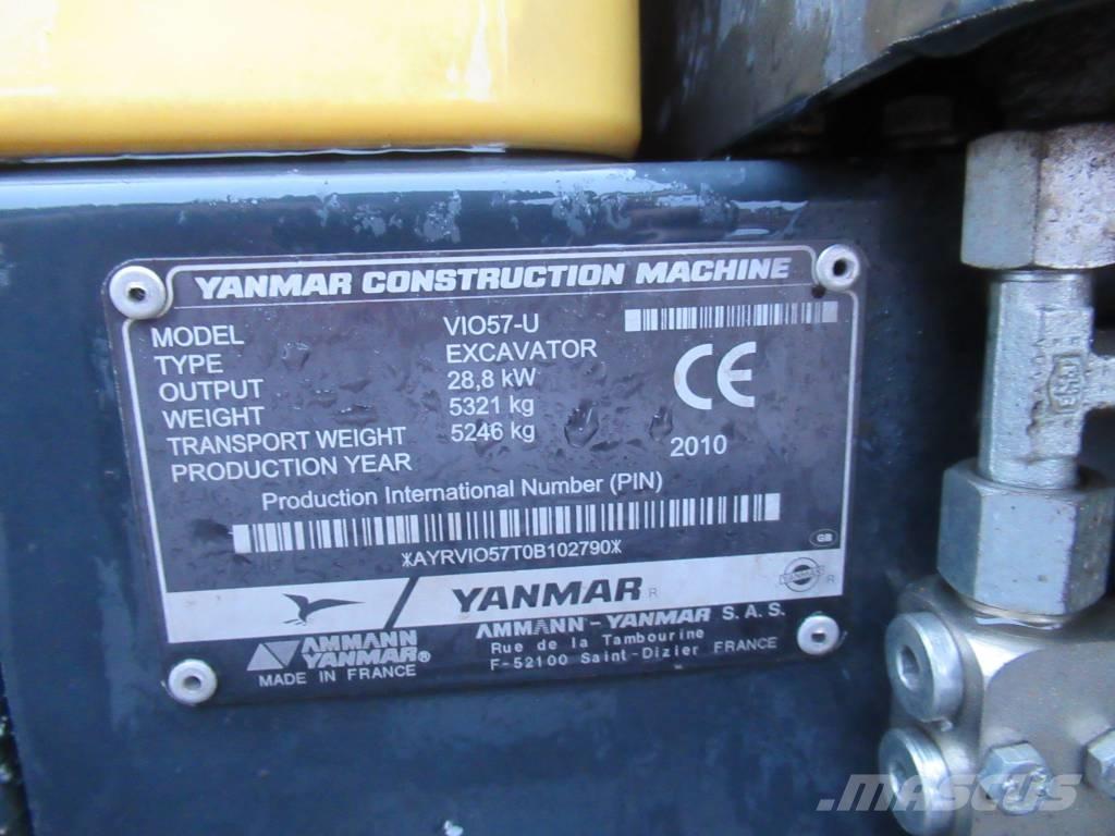Yanmar Vio 57-U Mini excavadoras < 7t