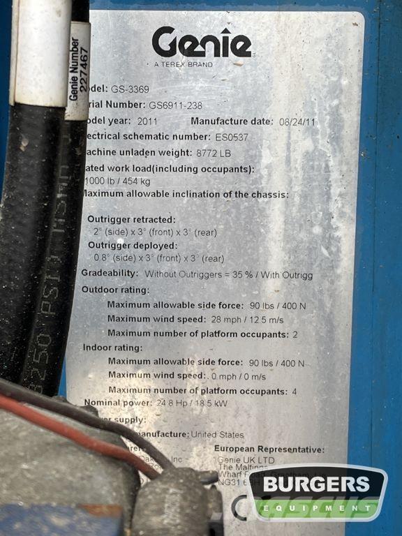 Genie GS-3369 RT Plataformas tijera