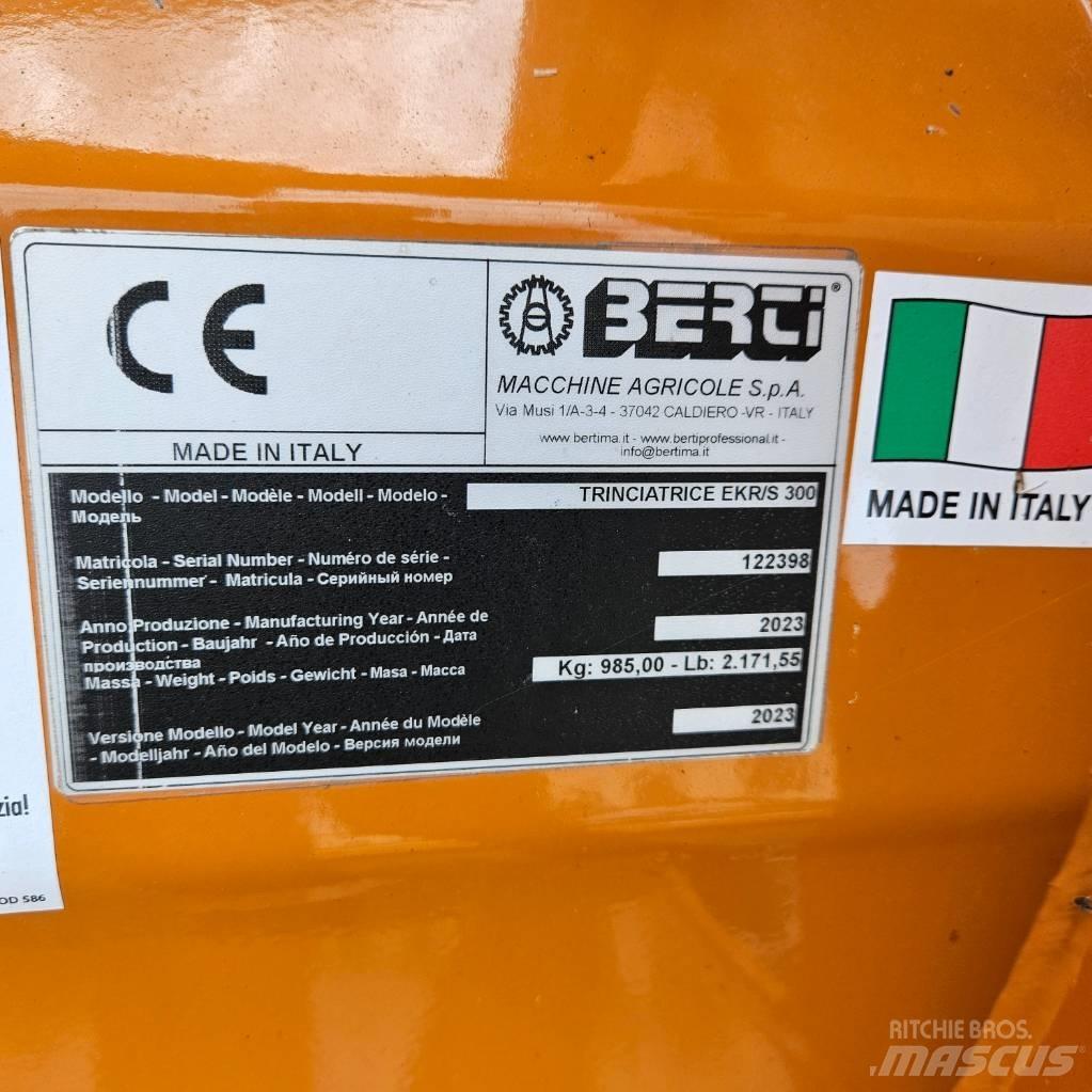 Berti EKR-S 300 Segadoras y cortadoras de hojas para pastos