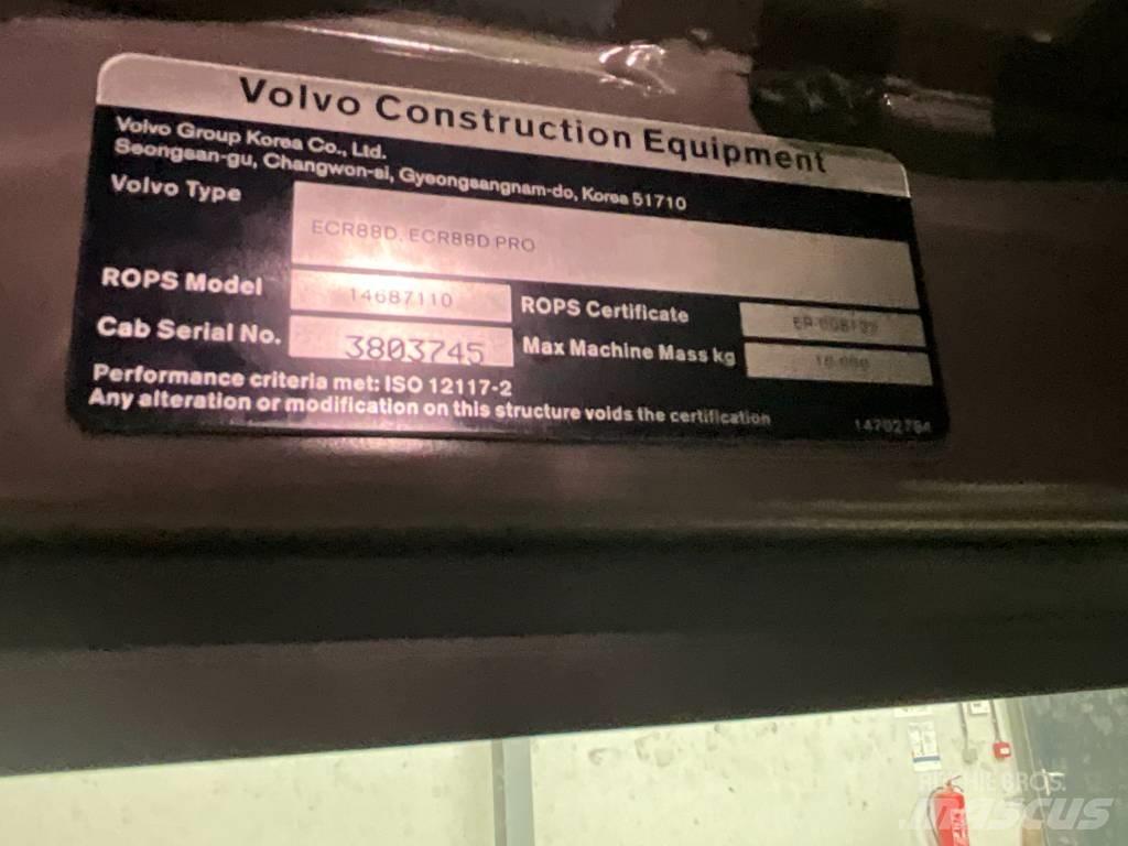 Volvo ECR 88 D Cabinas e interior