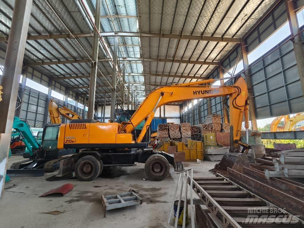Hyundai R210w-7 Excavadoras de ruedas