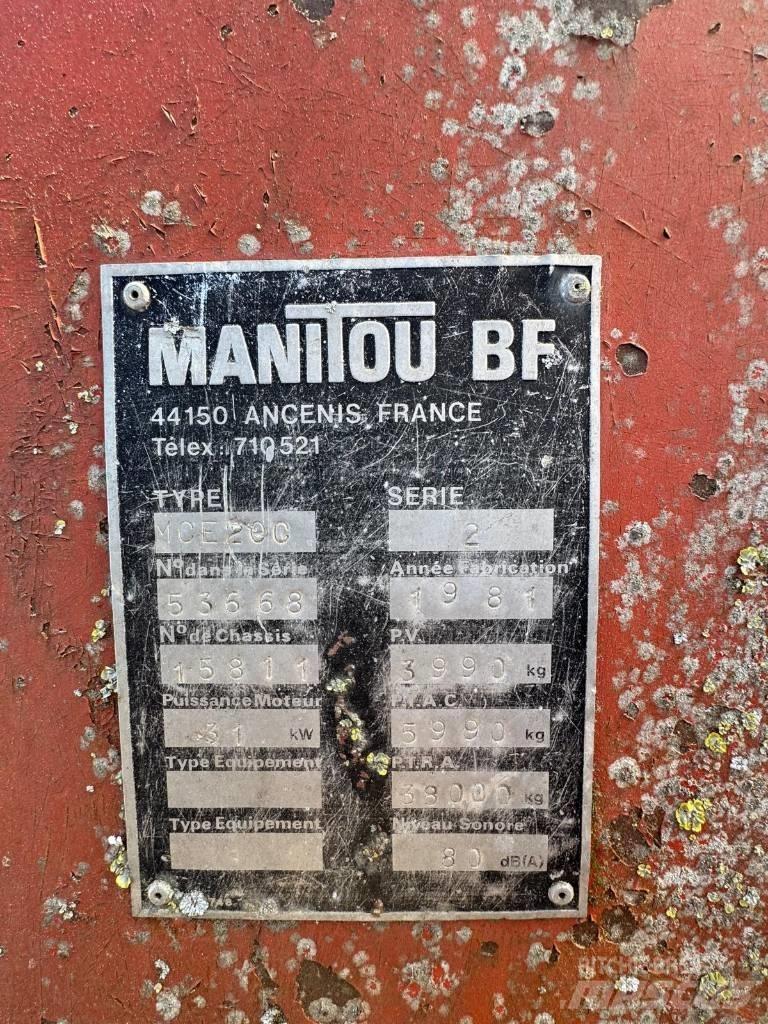 Manitou MCE 20 C Carretillas diesel