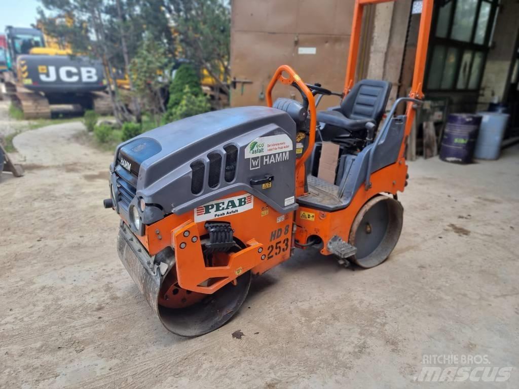 Hamm HD 8 VV Rodillos de doble tambor