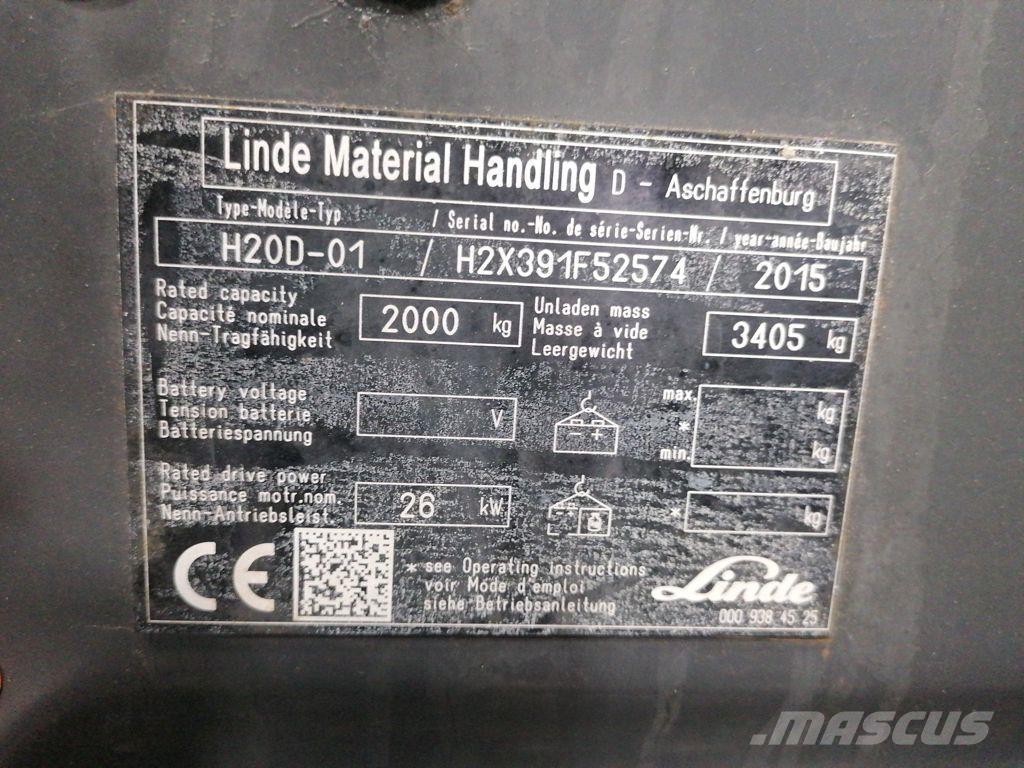 Linde H20D-01 Carretillas diesel