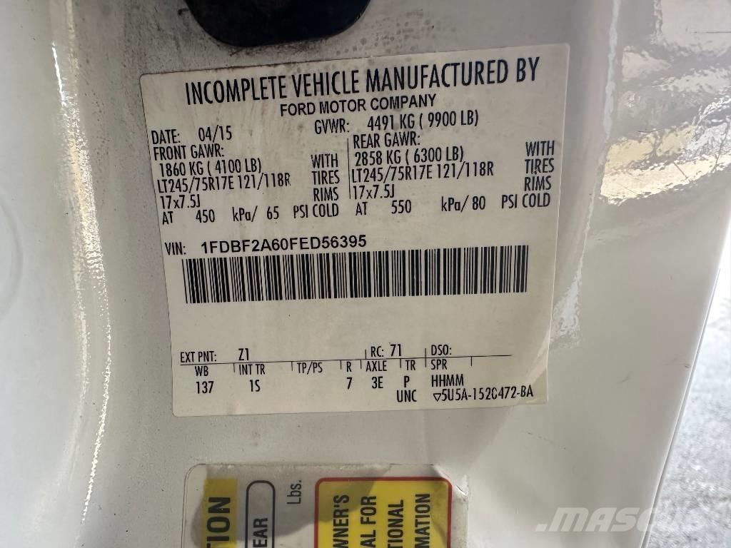 Ford F 250 SD Furgonetas caja abierta