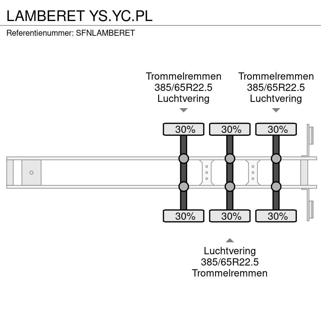 Lamberet YS.YC.PL Semirremolques isotermos/frigoríficos