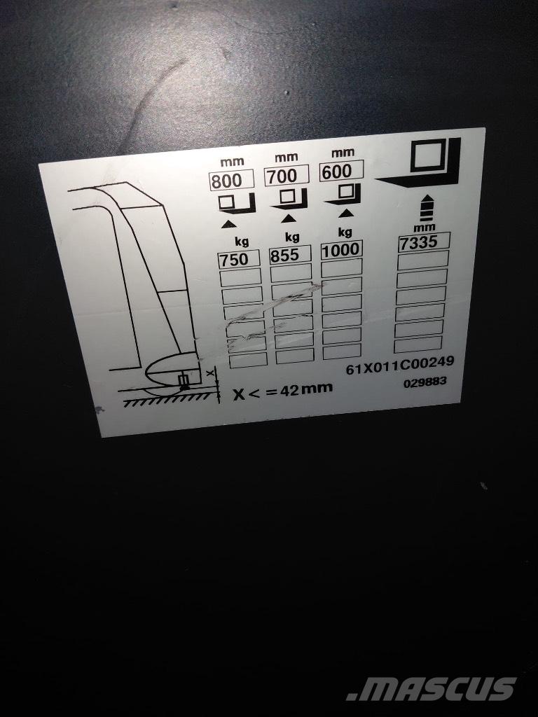 Linde K 10 Carretilla para pasillo estrecho
