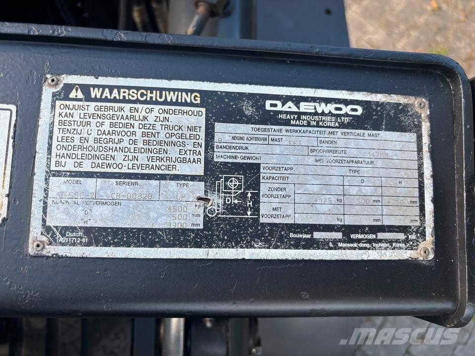 Daewoo G 45 SC Carretillas LPG