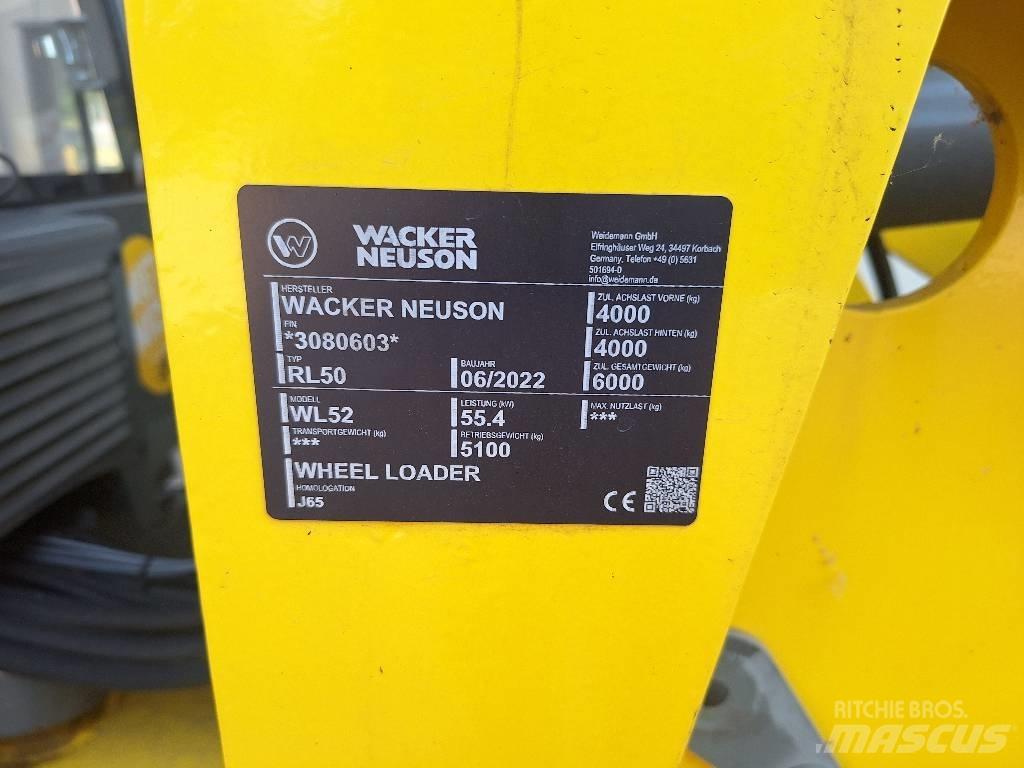 Wacker Neuson WL 52 Cargadoras sobre ruedas
