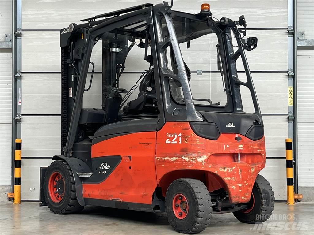 Linde E50HL-01 Carretillas de horquilla eléctrica