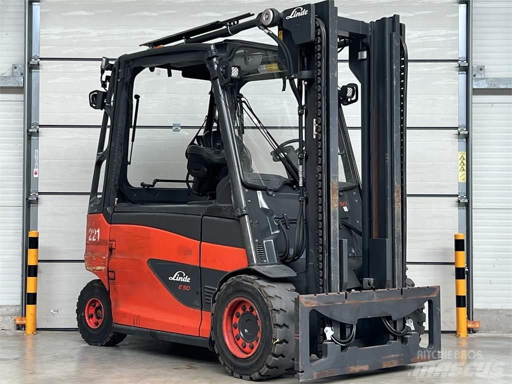 Linde E50HL-01 Carretillas de horquilla eléctrica