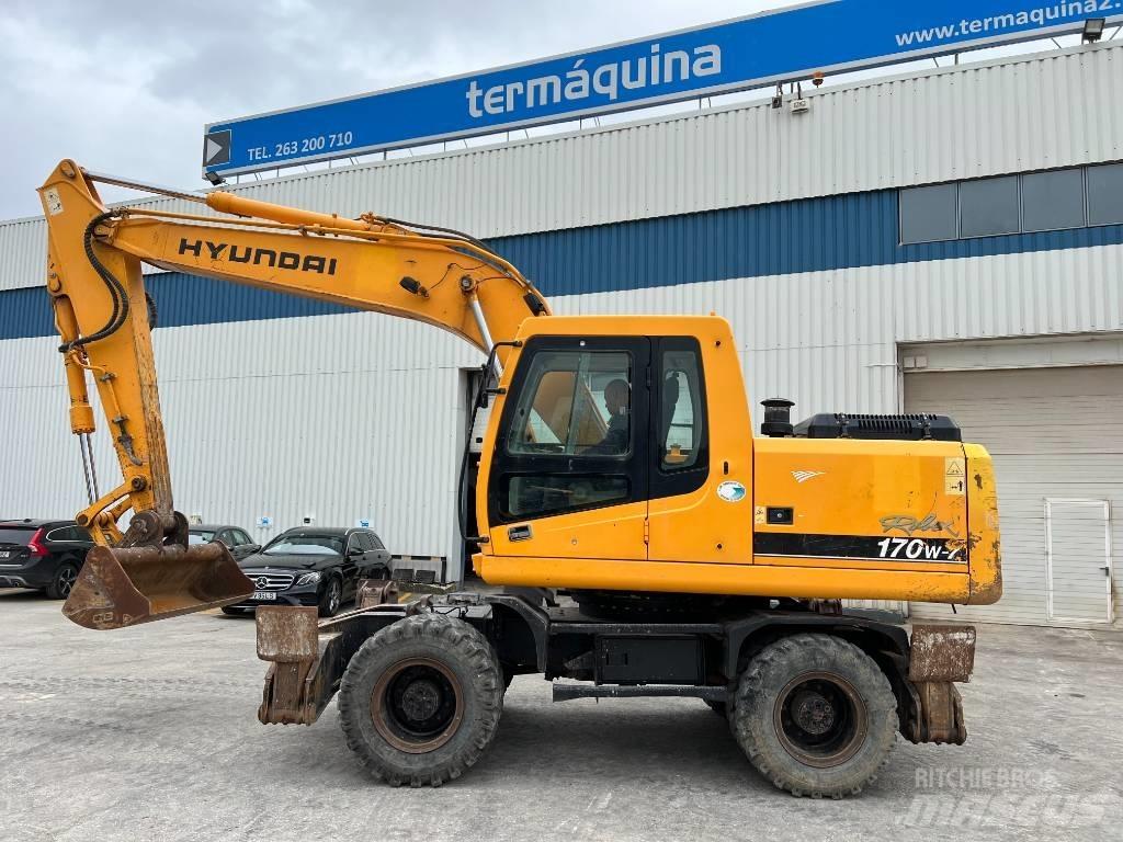 Hyundai R 170W-7 Excavadoras de ruedas