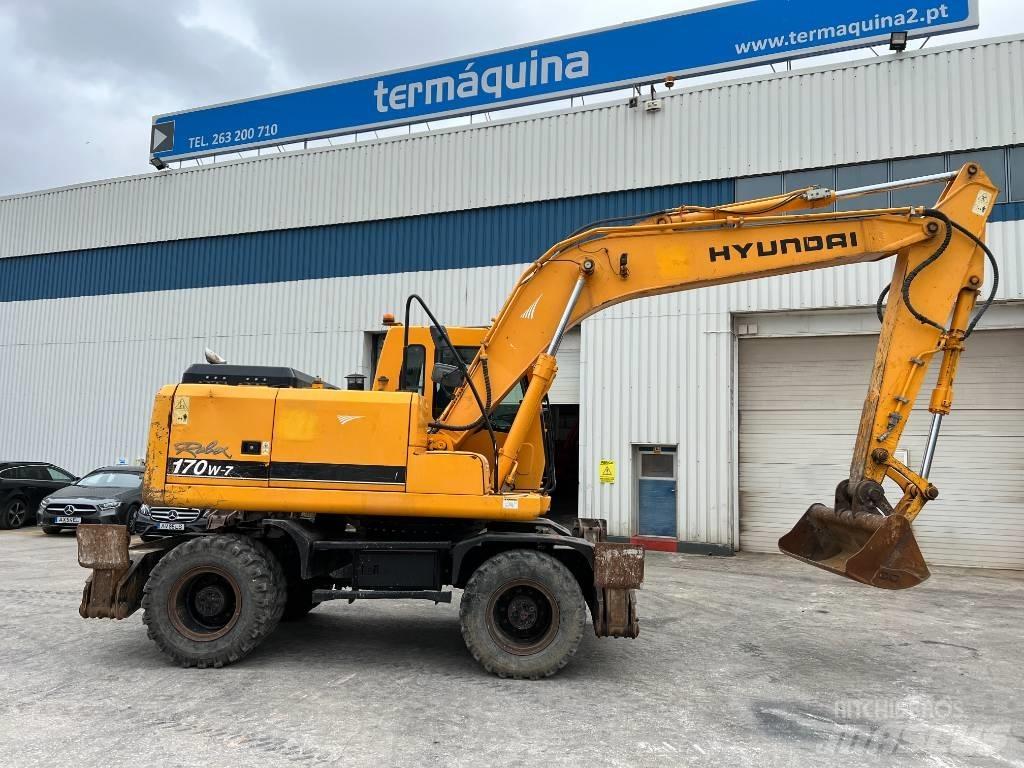 Hyundai R 170W-7 Excavadoras de ruedas