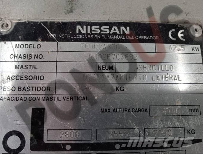 Nissan FGD02A30Q Carretillas retráctiles