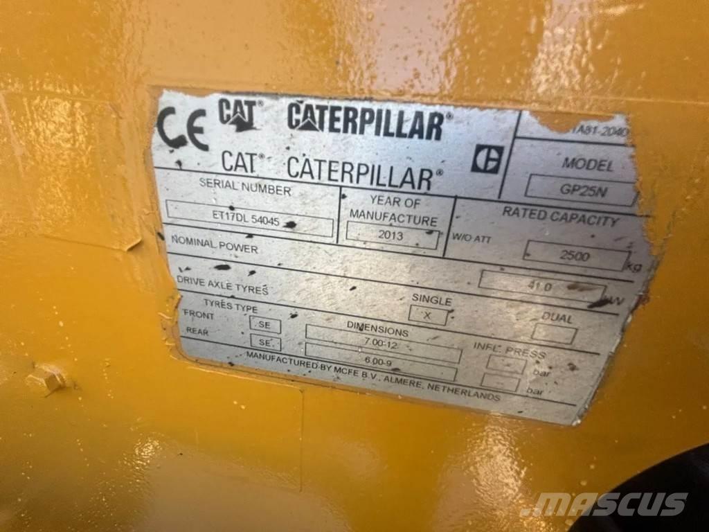 CAT GP25N Heftruck Carretillas LPG