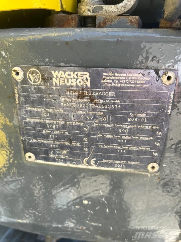 Wacker Neuson 803 RD Mini excavadoras < 7t