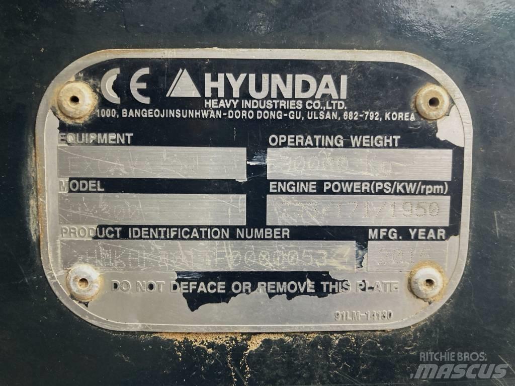 Hyundai HX 300 L Excavadoras de cadenas