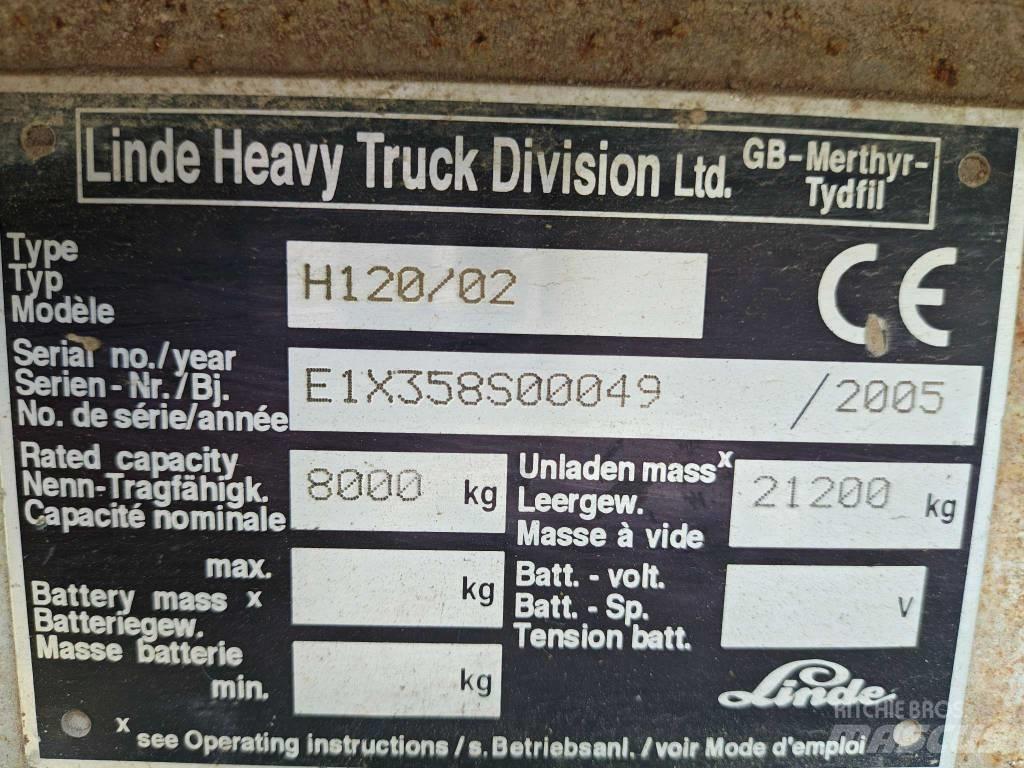 Linde H 120 Carretillas diesel