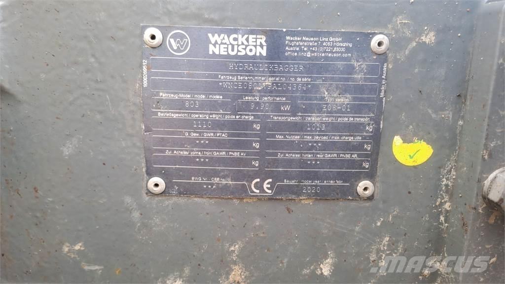 Wacker Neuson 803 Excavadoras de cadenas