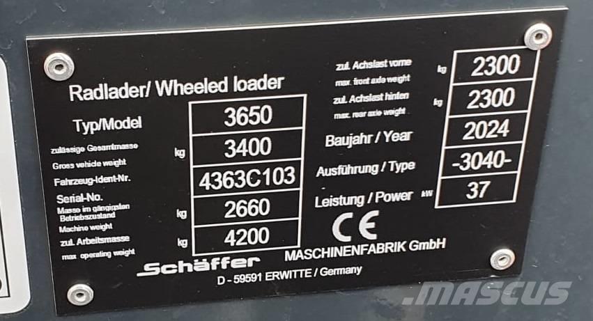 Schäffer 3650 Palas cargadoras