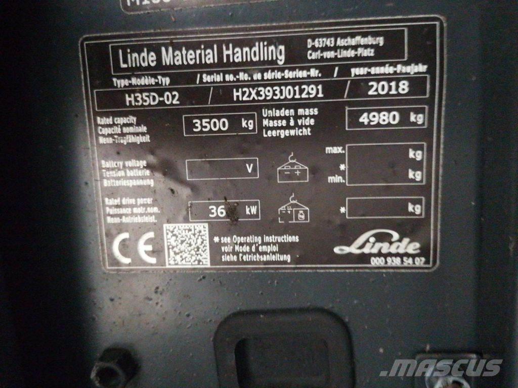 Linde H35D-02 Carretillas diesel