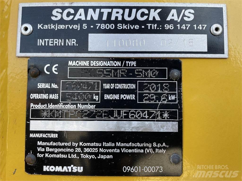 Komatsu PC55MR-5 Excavadoras de ruedas