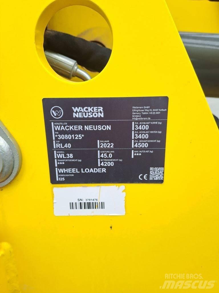 Wacker Neuson WL38 Cargadoras sobre ruedas