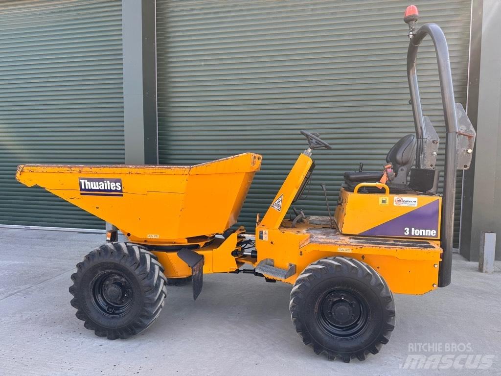 Thwaites 3 tonne Dúmpers de obra