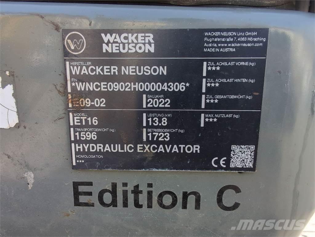 Wacker Neuson ET16 Excavadoras de cadenas