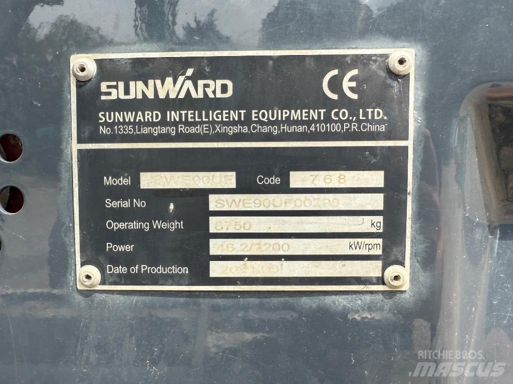 Sunward SWE 90 Excavadoras 7t - 12t