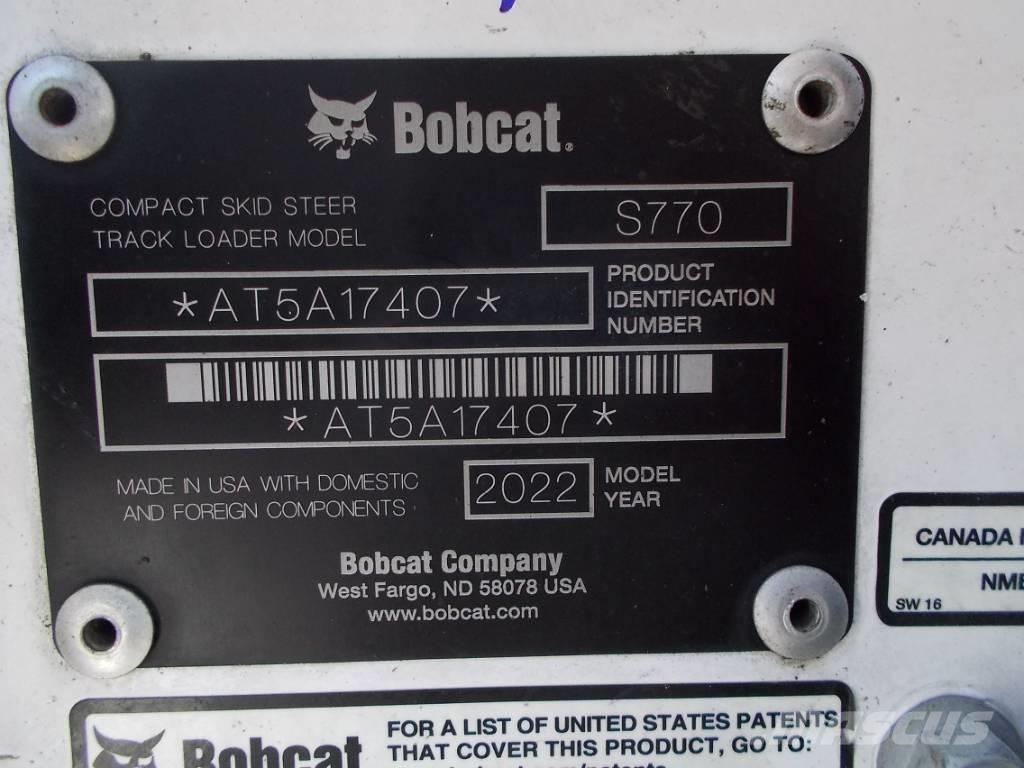 Bobcat S770 Minicargadoras