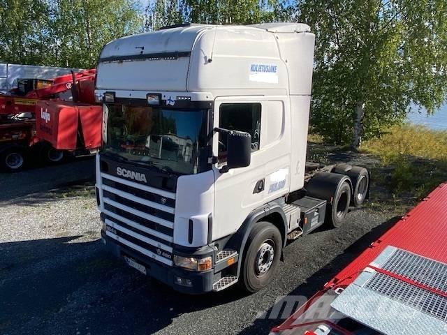 Scania R 164, 6x2 Cabezas tractoras