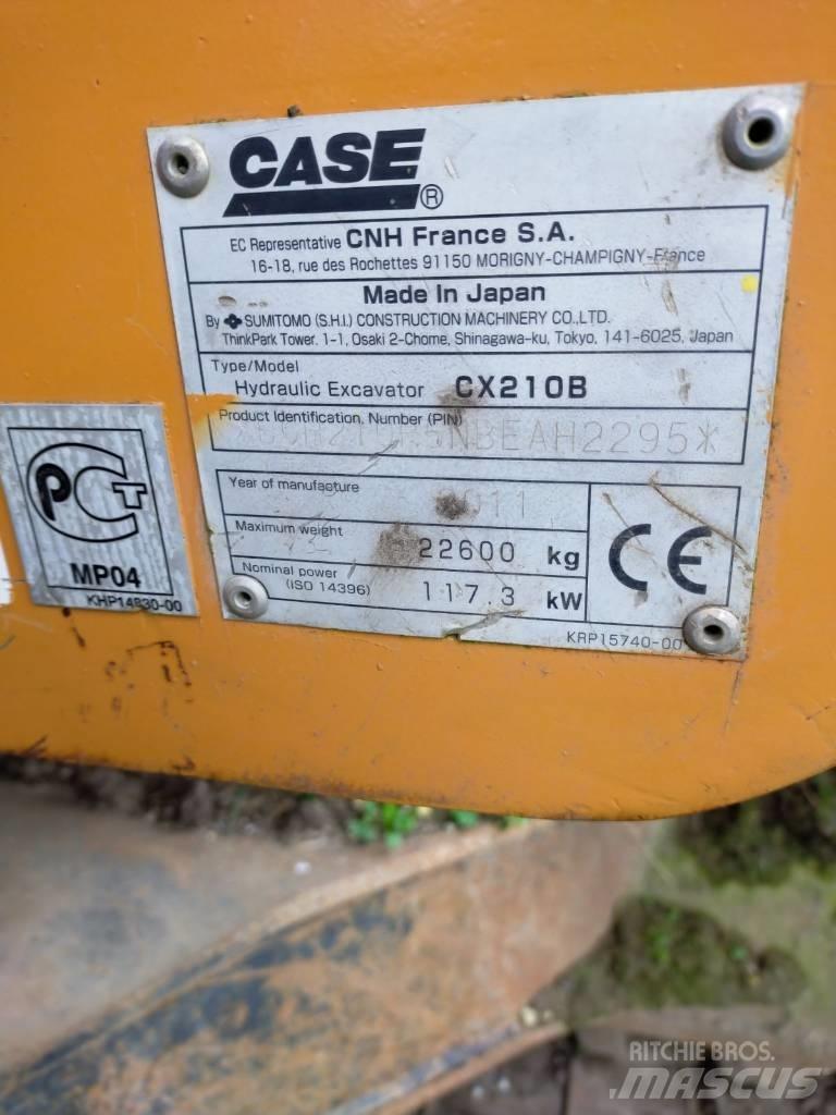 CASE 210 CX B Excavadoras de cadenas