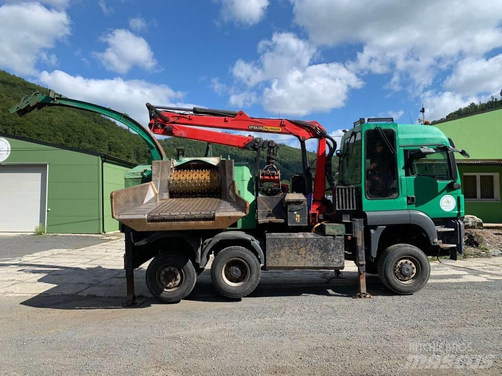 JENZ MAN TGS 6x4 Trituradoras de madera