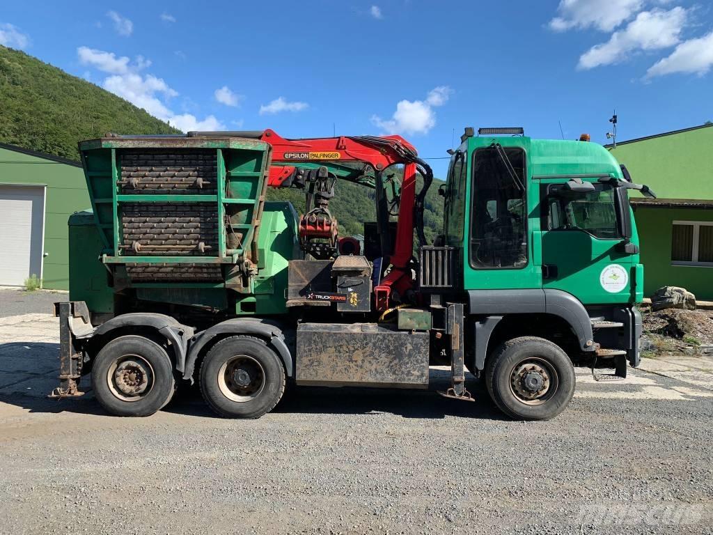 MAN - JENZ TGS 6x4 Trituradoras de madera