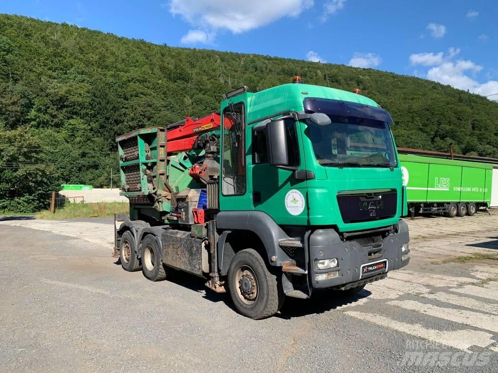 MAN - JENZ TGS 6x4 Trituradoras de madera