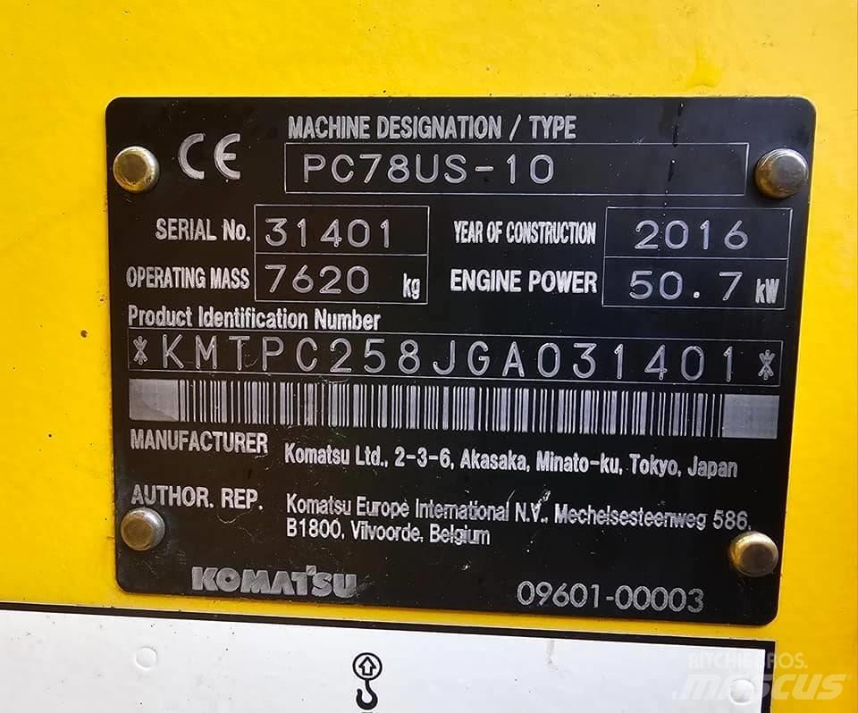 Komatsu pc78us-10 Mini excavadoras < 7t