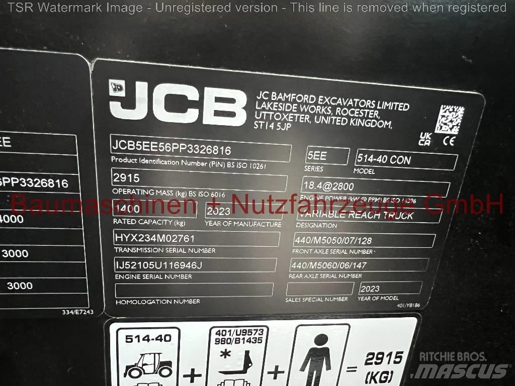 JCB 514-40 CTC -Demo- Carretillas telescópicas