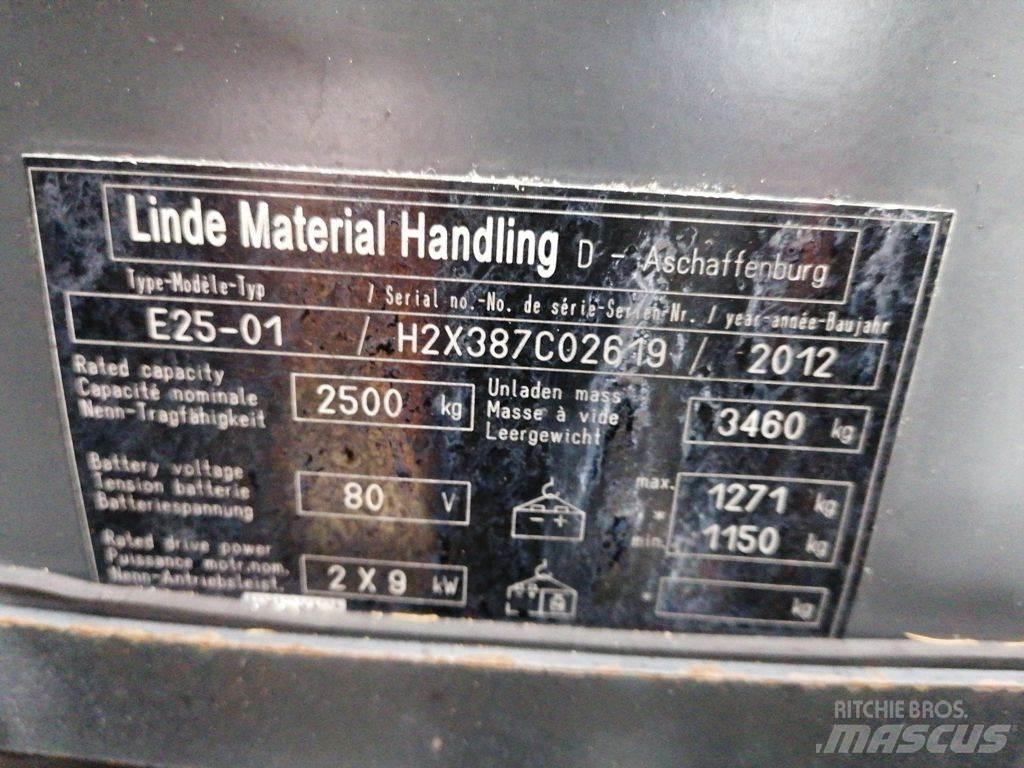 Linde E25-01 Carretillas de horquilla eléctrica