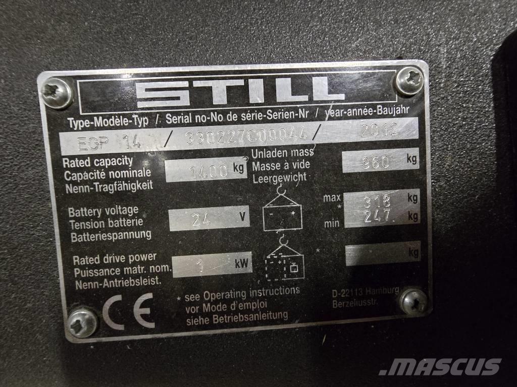 Still EGP 14 Apiladores eléctricos