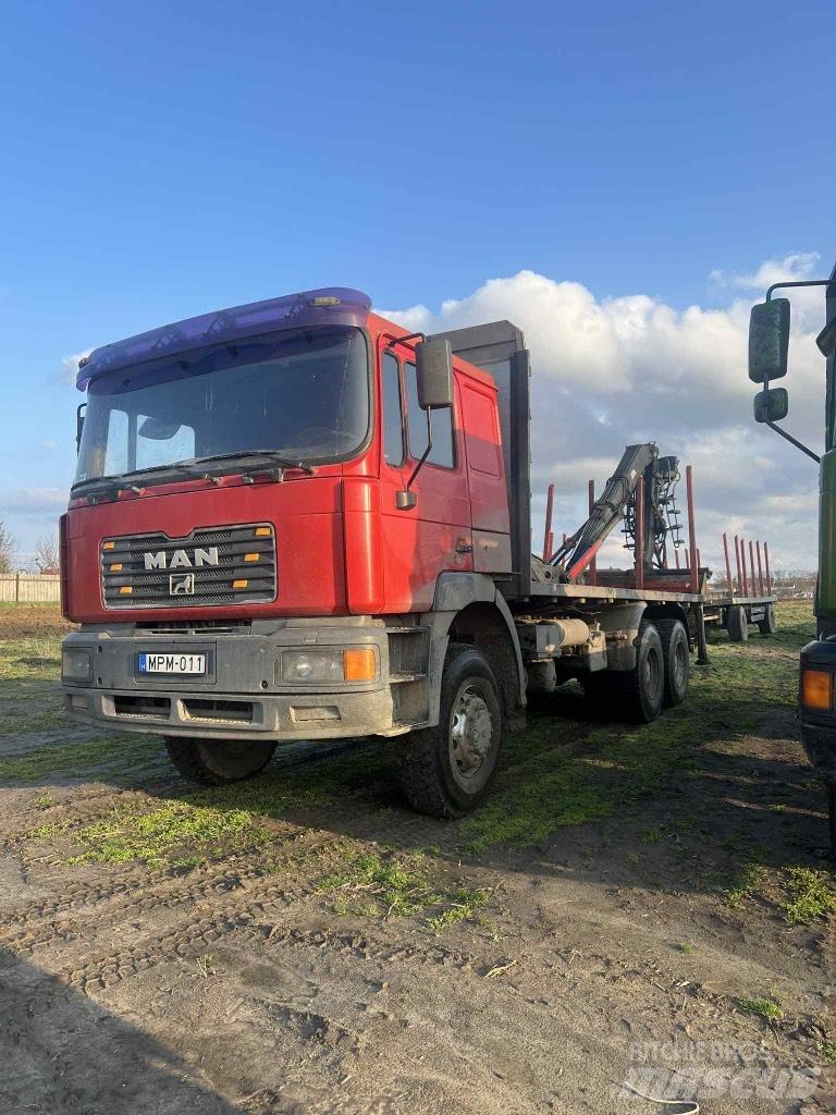MAN F 2000 Transporte de madera