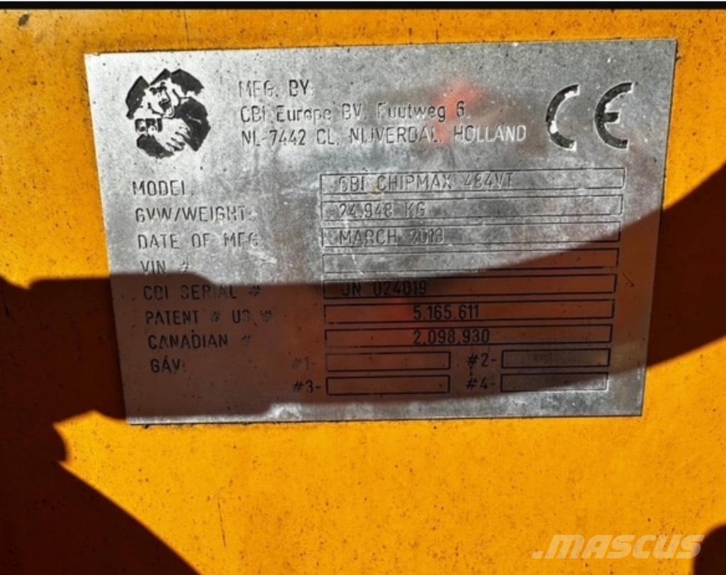 CBI Chipmax 484VT Trituradoras de madera