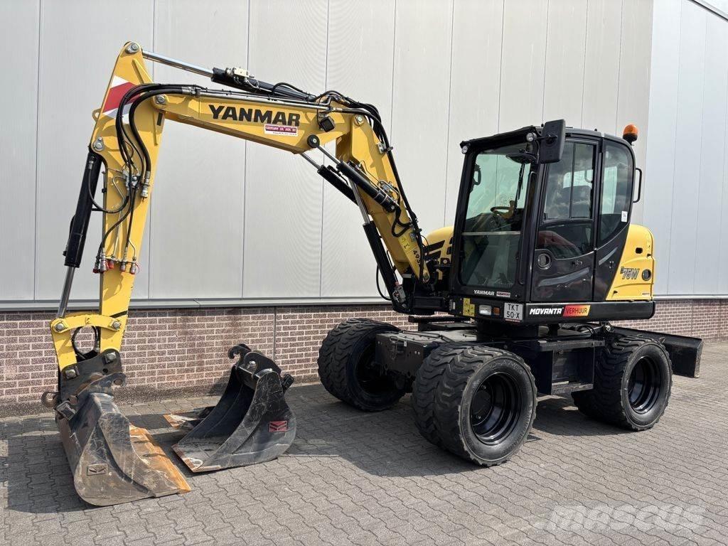 Yanmar B75W Excavadoras de ruedas
