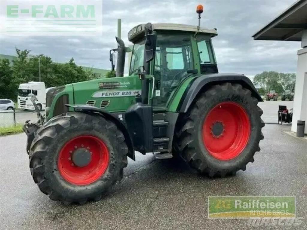 Fendt 820 vario Tractores