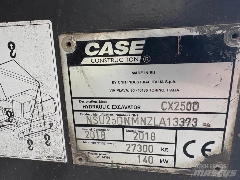 CASE CX250D Excavadoras de cadenas