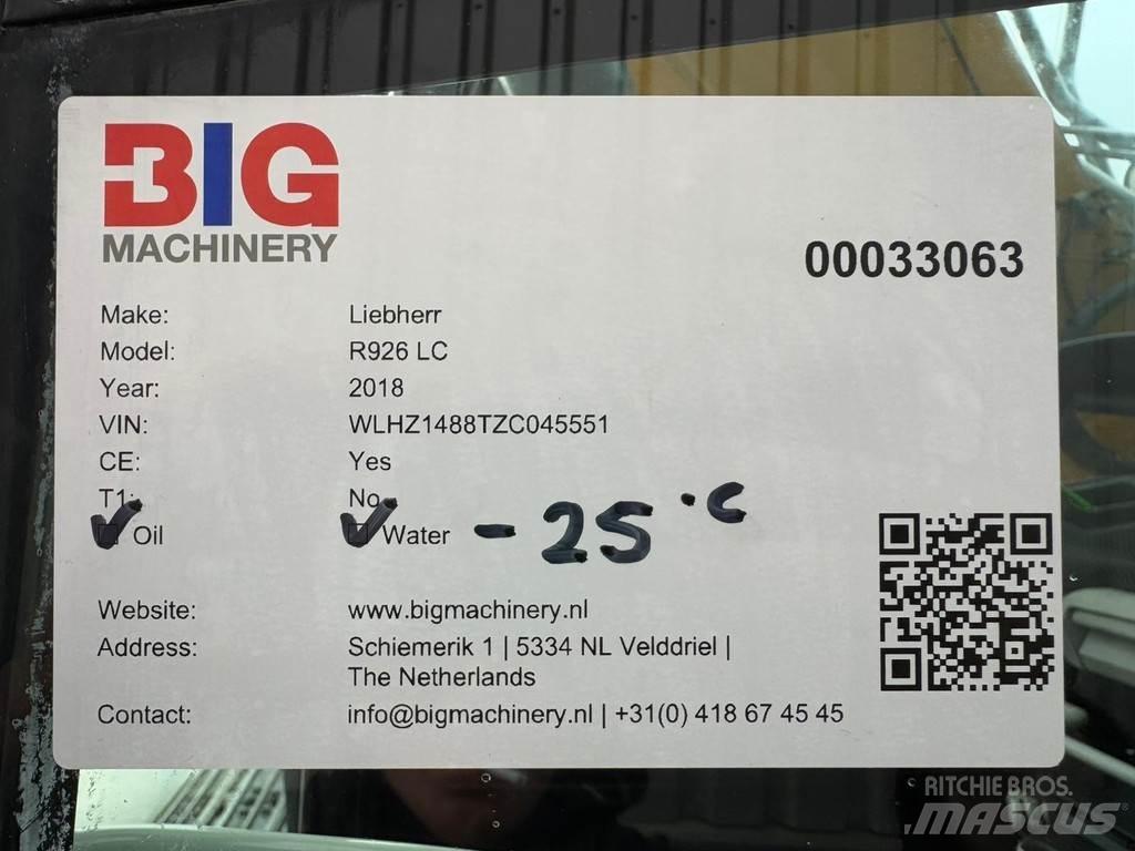 Liebherr R926 LC Excavadoras de cadenas